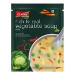 KWALITY Vegetable Soup Mix 50g, Instant natural powder for a healthy, flavorful vegetable soup. Quick to prepare, preservative-free, delicious taste. - Fast UK Delivery