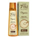 Emami 7 Oils In One Organics RICE OIL Hair Repair& No Frizz| Nourishing & Hydrating| Ultra-Light & Non-Sticky | Certified Organic | Free From Parabens, Sulphates & Harmful Chemicals |For Soft, Shiny Hair - 200ml - Fast UK Delivery