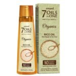 Emami 7 Oils In One Organics RICE OIL Hair Repair& No Frizz| Nourishing & Hydrating| Ultra-Light & Non-Sticky | Certified Organic | Free From Parabens, Sulphates & Harmful Chemicals |For Soft, Shiny Hair - 200ml - Fast UK Delivery