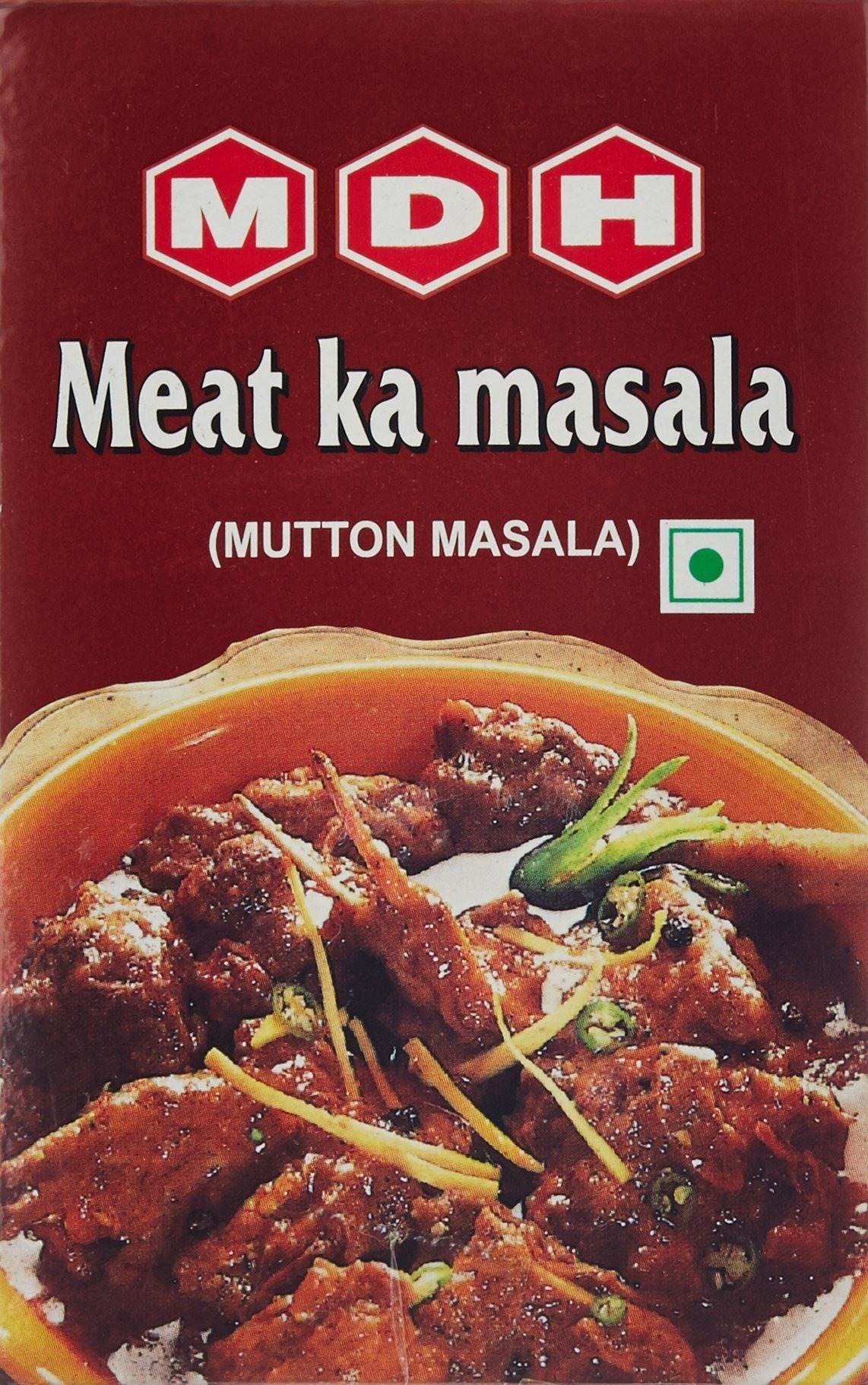 uk81q3OOp7WSL-1-1.jpg MDH Meat Ka Masala, 100G - Ready to Use Mix of Spices in Powder - Fast UK Delivery - Image 1