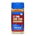 CRISTA Thai Tom Yum Seasoning for Soups, Salads & Noodles | Mixed Spices Blend | Ready to Use | Vegan | Zero added Colours, Fillers, Additives & Preservatives | 40 gms