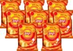 Lay's Potato Chips Hot 'N' Sweet Chilli 30G ( PACK OF 8 ) - Fast UK Delivery