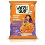 WickedGud Nourishing Schezwan Instant Noodles (69 gm x 4) | Healthy Noodles | No Maida | No Oil | No MSG | High Protein | High Fibre | Cholesterol Free - Fast UK Delivery