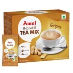 Amul Adrak Chai Instant Tea Mix, 14 g | Pack of 10 Sachets - Fast UK Delivery