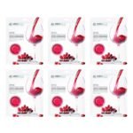 Mirabelle Wine Face Sheet Mask For Glowing Skin | Anti-aging | Korean Face Mask For Women & Men | Combo Pack Of 6 (each 25ml) - Fast UK Delivery