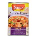 SWAD Ready to Eat Navratan Korma Instant Mix Vegetarian with No Added Preservative and Colours - 450 gm - Fast UK Delivery