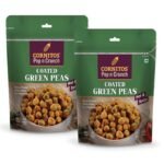CORNITOS Coated Green Peas Hot & Spicy | Pack of 2 (150g Each) - Fast UK Delivery