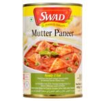 Swad Ready to Eat Mutter Paneer Instant Mix Vegetarian Heat & Eat with No Added Preservative - 450 Grams - Fast UK Delivery