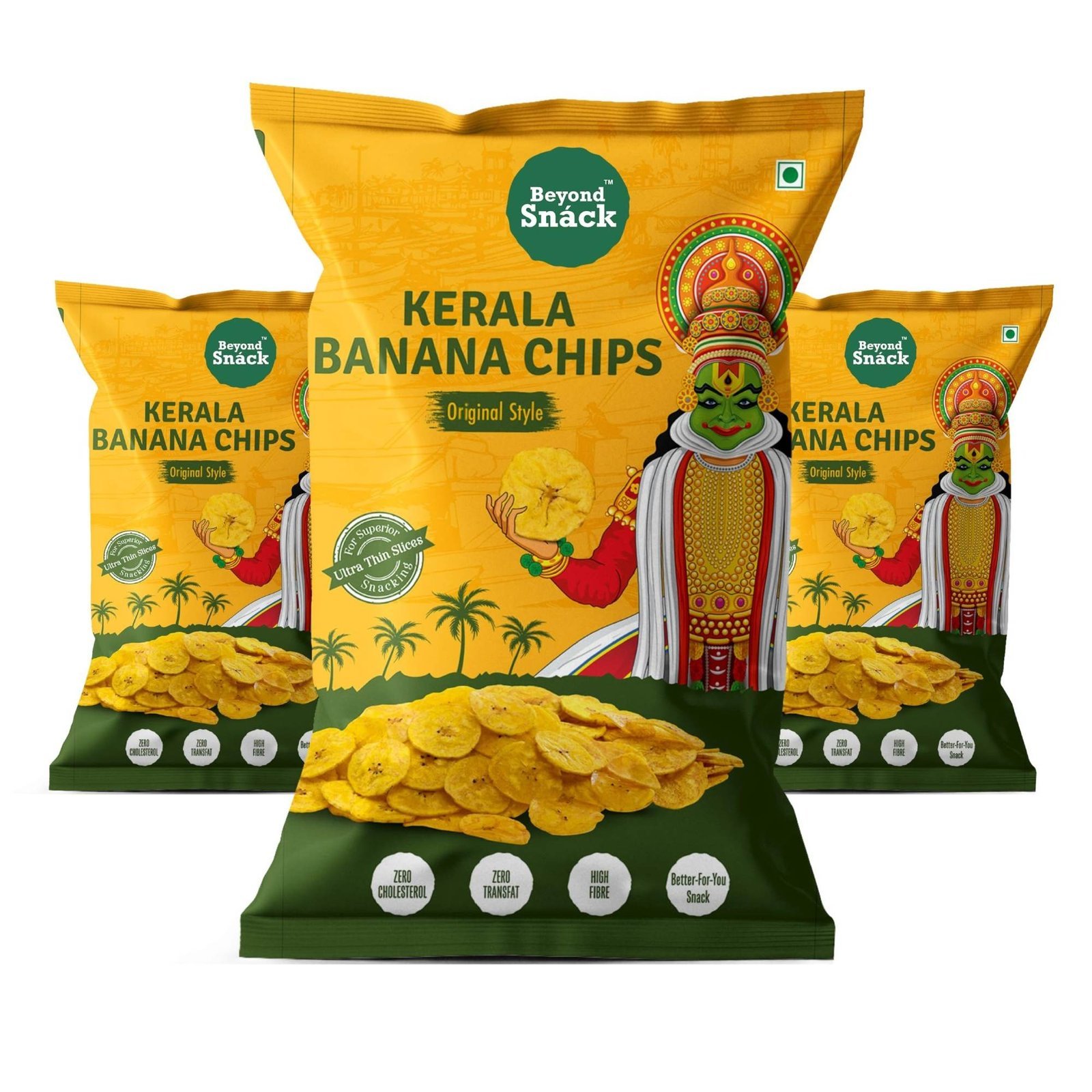 uk81uKPwhEEjL-1-1.jpg Beyond Snack Nendran Kerala Banana Chips | Original Salted | Thin Crunchy Crispy Snack |450g (150g *3packs) - Fast UK Delivery - Image 1