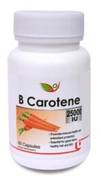 Beta Carotene 25000Iu - 60 Capsules - Fast UK Delivery