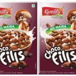 Kwality Choco Fills 250g Each (Pack 2) | Chocolate Flavor, No Maida | Crunchy Bites Filled with Rich Chocolate | Healthy Food & Breakfast Cereal for Kids | High in Protein & Fiber - Fast UK Delivery