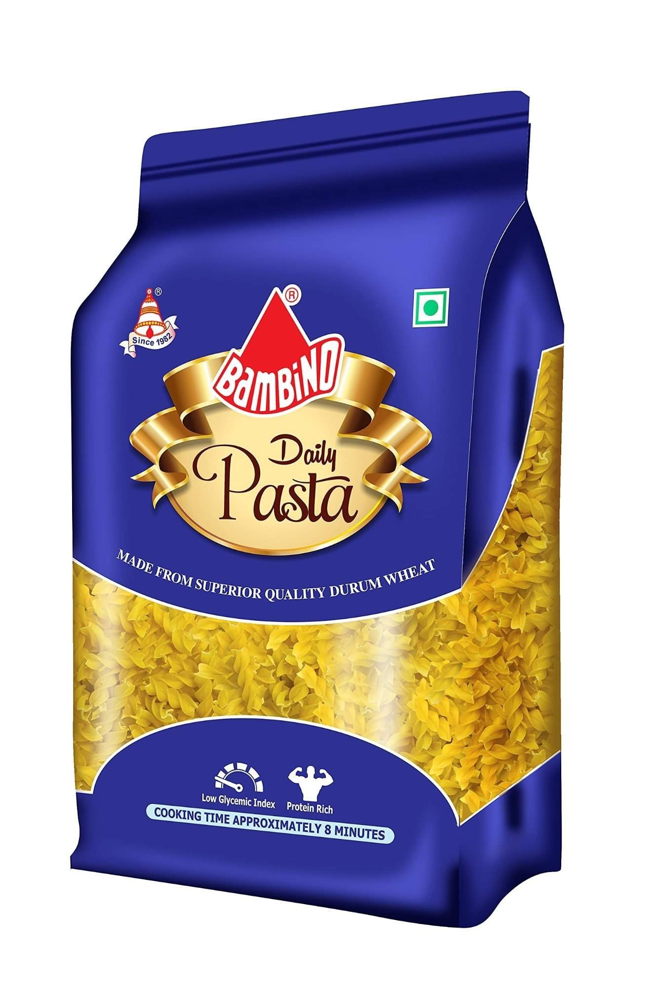 uk81xHqFgsMOS-1-1.jpg Bambino Daily Pasta Spirali 500gm - Fast UK Delivery - Image 1