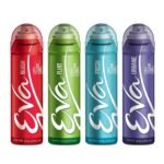 EVA Cyndicate Deodorants for Women 125ml (Combo of 4) - Flirt, Fresh, Blush And Urbane - Fast UK Delivery