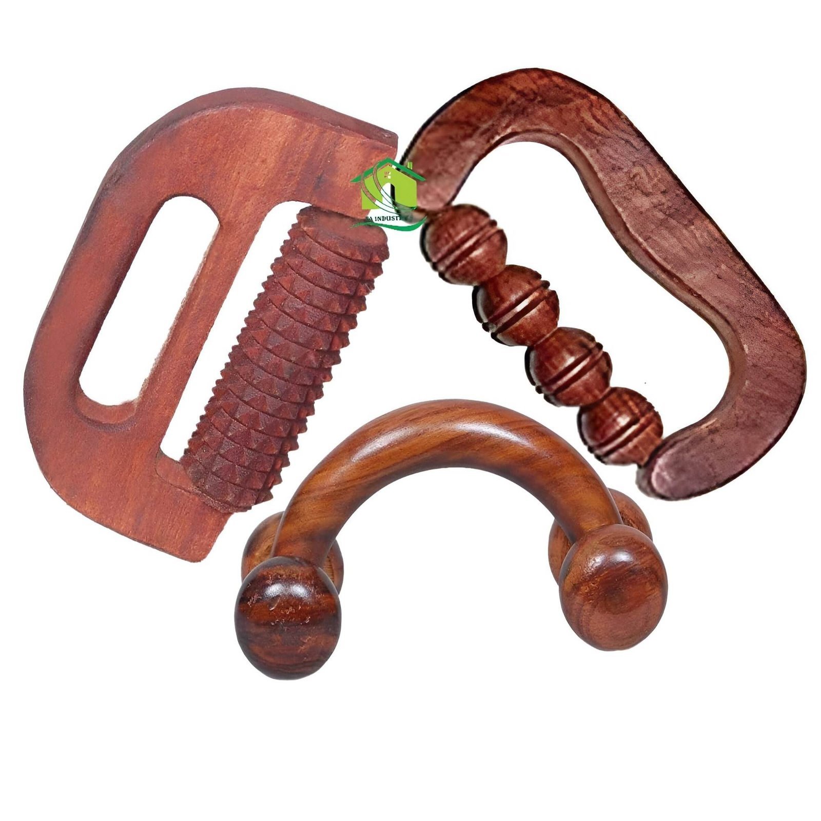 uk81xiS6KR5ML-1-1.jpg FA INDUSTRIES 3Pcs Wooden Hand Roller Massage. Muscle Roller Stick, Manual Wood Therapy Massage Tools for Relaxes Thigh, Leg, Hands Full Body Muscle Men & Women - Pack of 3 - Fast UK Delivery - Image 1