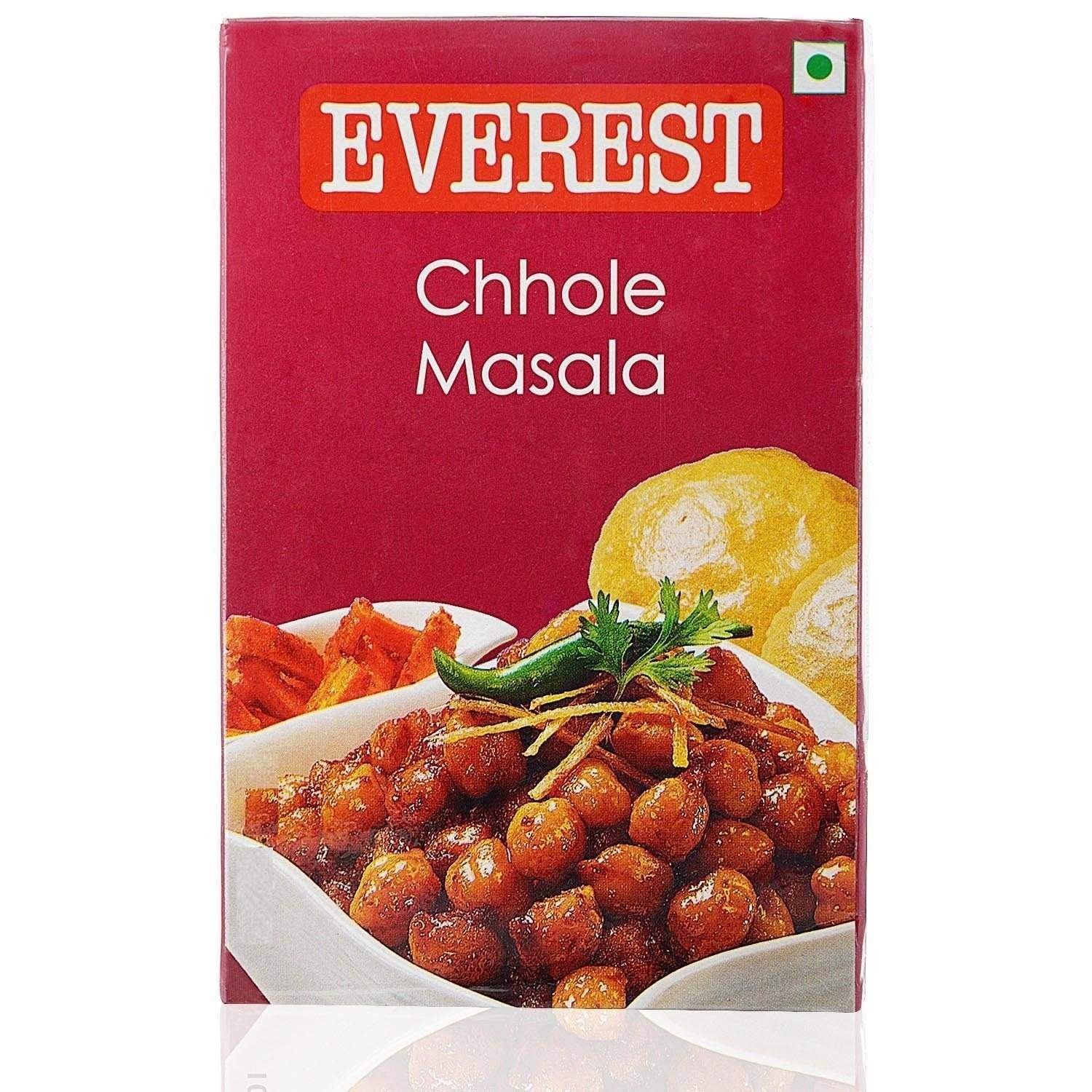 uk81xt1Y5COBL-1-1.jpg Everest Masala, Chhole, 50 Gram Carton - Anise,Bay,Fennel,Garlic,Ginger,Mustard,Sesame,Turmeric, Powder - Fast UK Delivery - Image 1