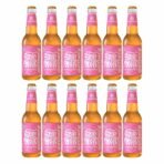 Coolberg Strawberry Non Alcoholic Beer 330ml Glass Bottle - Pack of 12 (330ml x 12) - Fast UK Delivery