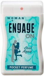 Engage ON Cool Aqua Pocket Perfume - Woman, 18.8ml - Fast UK Delivery