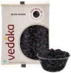 Vedaka Premium fresh Black Raisins, 200gm - Fast UK Delivery