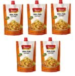 SWAD Bhel Puri Chutney, 200gm- Chaat Chutney Pouch, Bhelpuri Chutney Pouch - Dates & Tamarind - Made with Natural and Pure Ingredients (Pack of 5) - Fast UK Delivery
