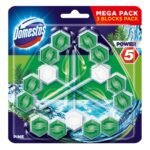 Domestos Power 5 Toilet Rim Block Pine 3x55g - Fast UK Delivery