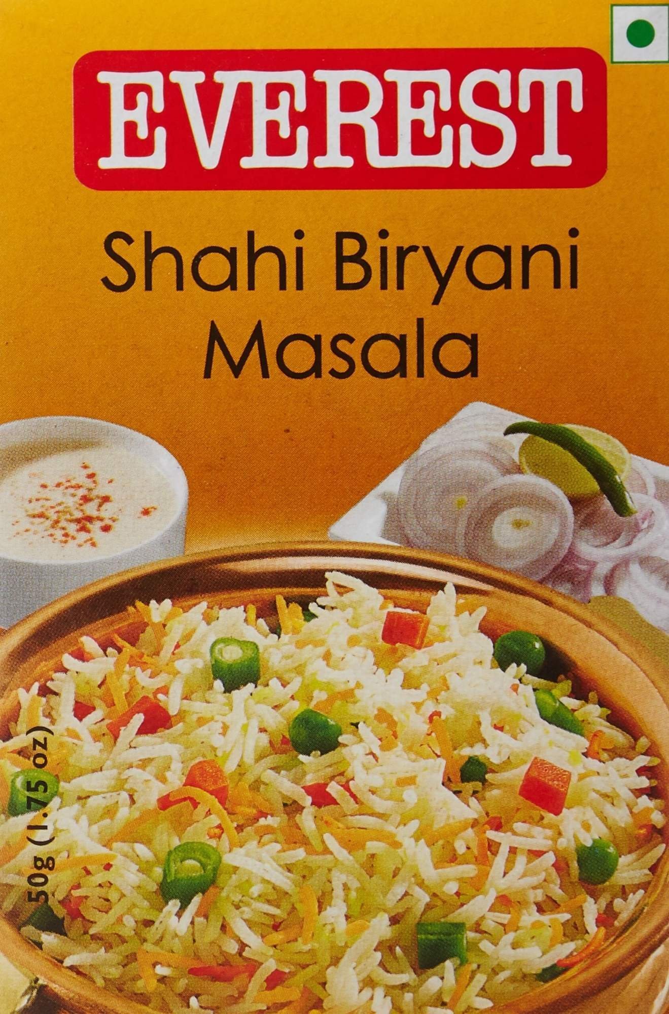 uk91nKjyyDnWL-1-1.jpg Everest Masala, Shahi Biryani Carton, Biryani Masala, Powder, 50 Gm - Fast UK Delivery - Image 1