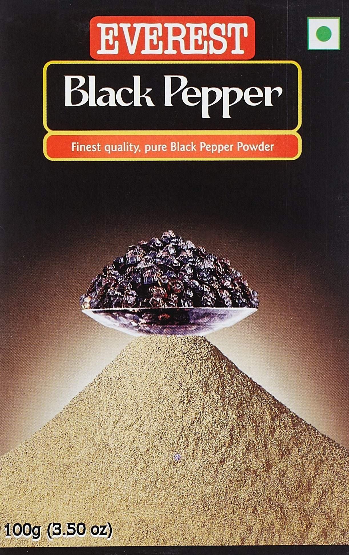 uk91qEsl89yHL-1-1.jpg Everest Black Pepper Powder, 100Grams, Pack Of 1 - Fast UK Delivery - Image 1